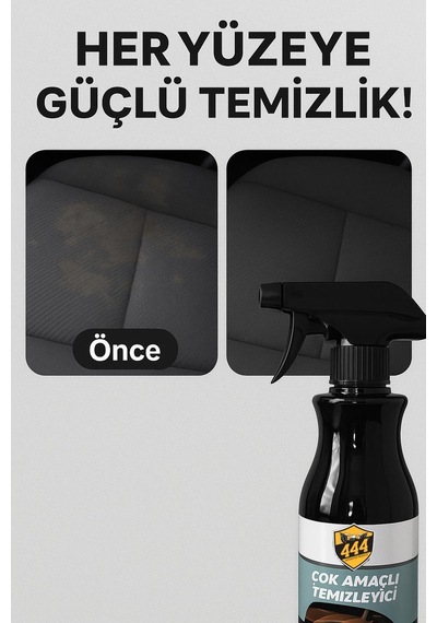 444 Çok Amaçlı Temizleyici 600 Ml X 12 Avantajlı Paketl