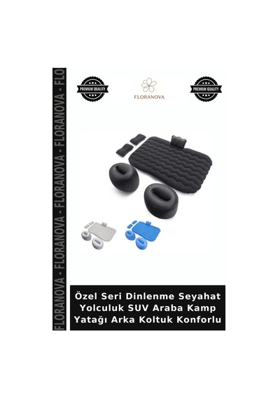 Özel Seri Dinlenme Seyahat Yolculuk Suv Araba Kamp Yatağı Arka Koltuk Konforlu