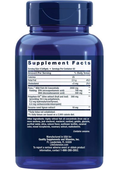Life Extension Super Omega-3 240 Softgels Usa Menşeii Orijinal Dmmedicineden