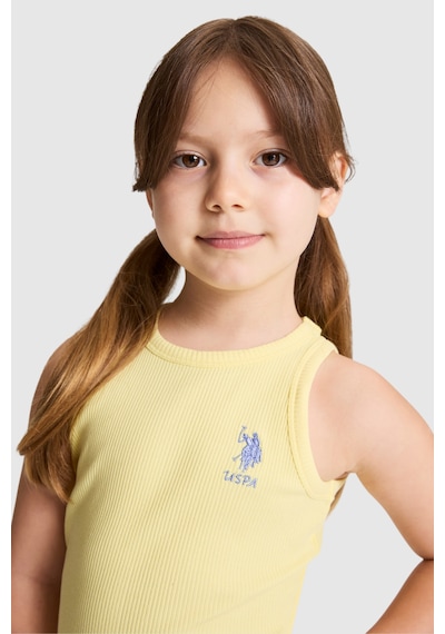 U.S. Polo Assn. U.s. Polo Assn. Kız Çocuk Açık Sarı Tişört Basic 50325671-vr004 Acık Sarı