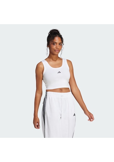 Adidas Essentials Small Logo Cotton Lifestyle Kadın Atlet Jd0545 Beyaz
