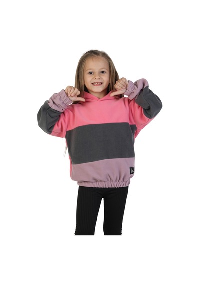 Erdem Kıds Kız Çocuk Sweatshirt-kazak Kapüşonlu Beli Lastikli Çok Renkli Kışlık Polar Sweat Pembe-antrasit-lila Pembe-antrasit-lila Erdem Kıds Kız Çocuk Sweatshirt-kazak Kapüşonlu Beli Lastikli Çok Renkli Kışlık Polar Sweat Pembe-antrasit-lila Pembe-antrasit-lila