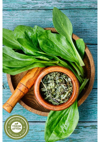 Yörem Afyon Kars Yöresinin Dağ Eteklerinden Toplanmış Öğütülmüş Toz Sinir Otu, Damarr Otu Plantago 110gr.
