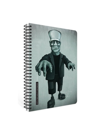 Gıpta Classica Spiralli Sert Kapak 17x24 120 Yaprak Çizgili Defter 6382 Çok Renkli