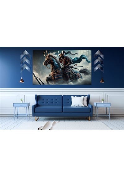 Ti-play Ay Işığı 60x90cm Modern Samuray Pvc Çerçevesiz Tablo