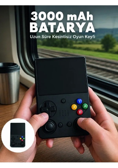 Retro Taşınabilir Oyun Konsolu 3.5 İnç Ips Ekran 26 Emülatör Destekli 64gb El Tipi Oyun Cihazı Diğer
