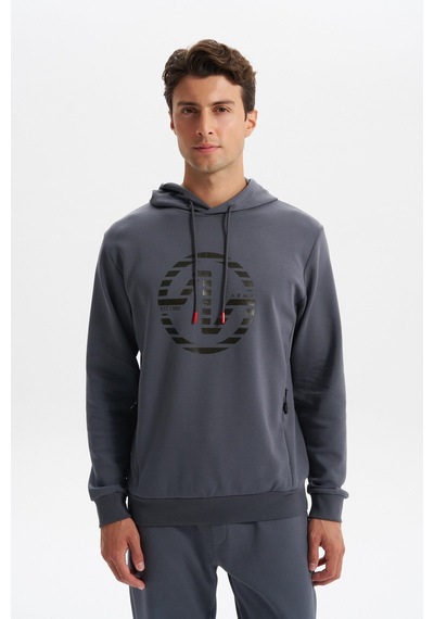 Ar-ma Erkek Slim Fit Örme Interlok Kapüşonlu Kanguru Cepli Sweatshirt Yazı Baskılı %80 Pamuk %14 Polyester %6 Elastane K30254685302 Gri-g3 Gri Ar-ma Erkek Slim Fit Örme Interlok Kapüşonlu Kanguru Cepli Sweatshirt Yazı Baskılı %80 Pamuk %14 Polyester %6 Elastane K30254685302 Gri-g3 Gri