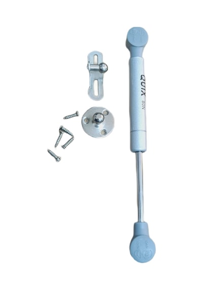 Gazlı Piston 80 N Kısa 20 Cm Gri 2 Adet