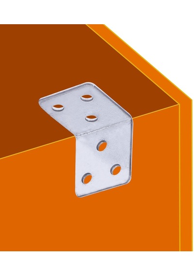 5 Adet Mobilya Dolap Köşe Bağlantı Sabitleme L Demir Gönye 35x35x30 Mm Diğer