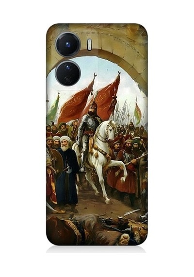 Vivo V16 Uyumlu Fatih Sultan Mehmet İstanbul Desenli Silikon Kılıf