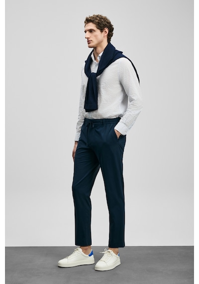 Lufian Eron Smart Erkek Chino Pantolon Slim Fit Lacivert Lacivert 111190360100200
