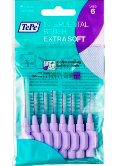 Tepe Extra Soft Arayüz Fırçası 8'li 1.1 MM