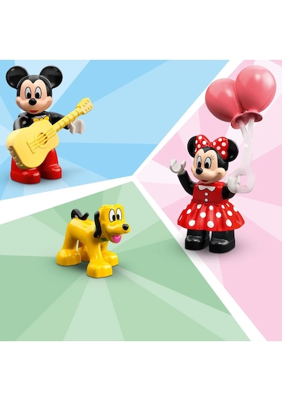 LEGO® DUPLO® Disney™ Mickey ve Minnie Doğum Günü Treni 10941 - 2+ Eğitici Oyuncak Seti (22 Pr)