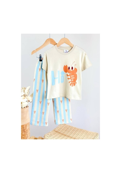 Poala Kids Blue Lobster Takım Çok Renkli