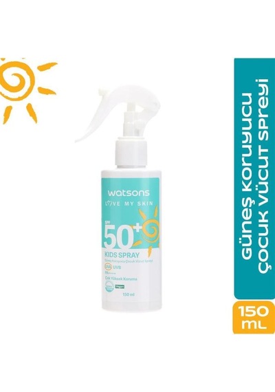 Watsons Çoçuk Güneş Koruyucu Sprey Spf50 150ml