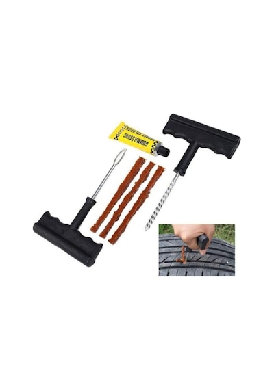 Lastik Tamir Kiti Fitil Atma Seti 3 Fitilli Araba Lastik Tamir Kiti Motorsiklet Tamir Kiti