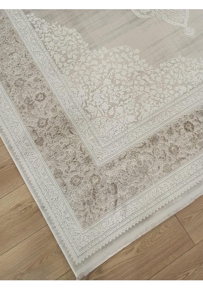 Tuğra Halı Bianca Bc02 Krem Kahve Salon Halısı