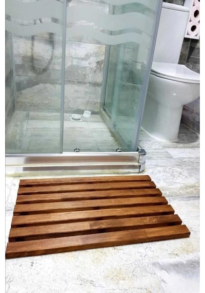 Madam Curie® Ahşap Banyo Paspası Ahşap