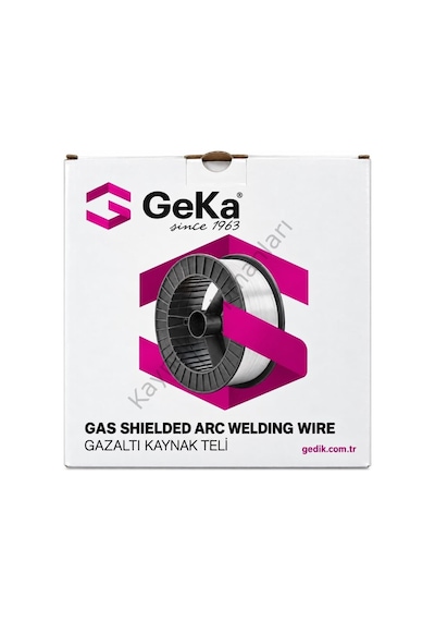 Geka Sg 2 Rutil Mig Gazaltı Kaynak Teli Er70s6 0.8 Mm 1 Paket Küçük Makara 5 Kg