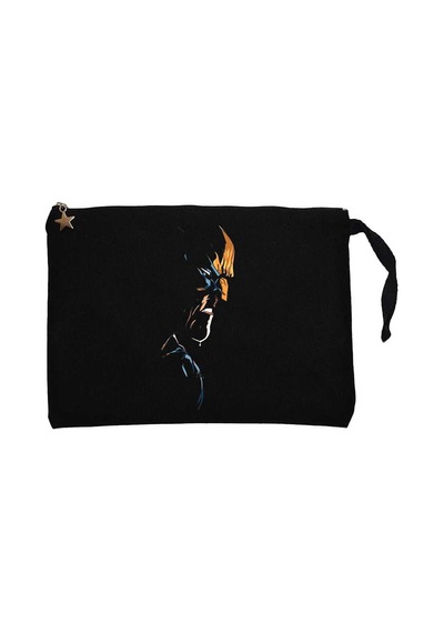 Wolverine Siluet Siyah Clutch Astarlı Cüzdan / El Çantası