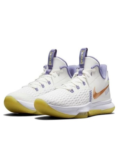 Nike Lebron Witness 5 Basketbol Ayakkabısı Beyaz