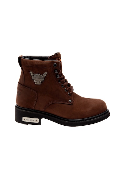 Harley Davidson Gibson Dark Brown Nubuk Erkek Bot Kahverengi