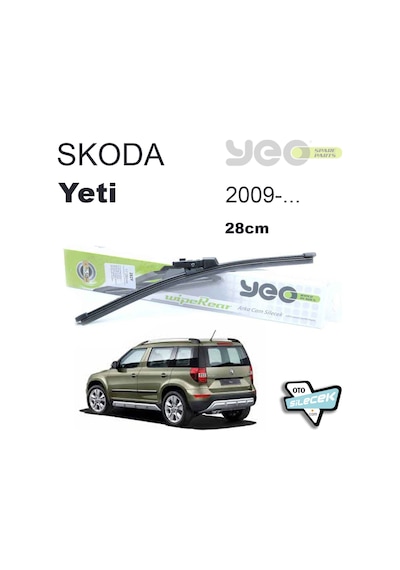 Yunus Emre Otomotiv Skoda Yeti Arka Silecek 2009-