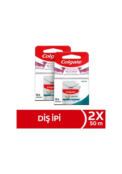 Colgate Total Profesyonel Diş Eti Sağlığı Arayüz Diş İpi 2 x 50 M