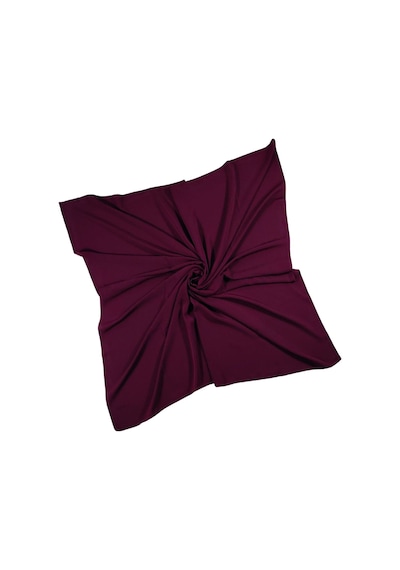 Mim Eşarp Mısırlı Eşarpları Medine Ipeği Büyük Boy Eşarp 110x110 Cm Bordo