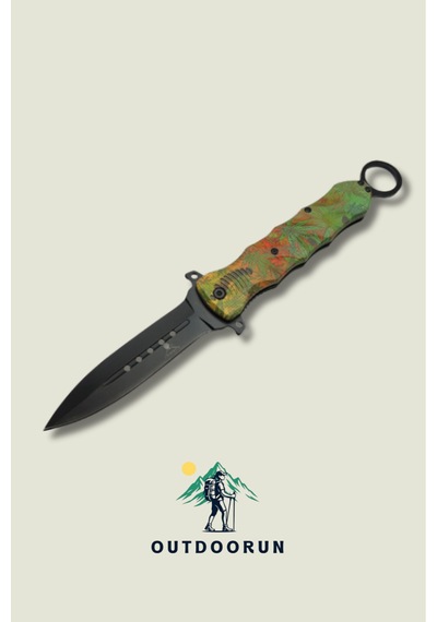 Outdoorun İki Ağızlı Bukalemun Outdoor Kamp Çakı 25,5 Cm Çok Renkli