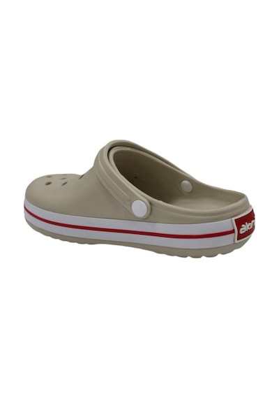 Akınalbella Akınal E195 Bej Beyaz Kırmızı (36-45) Unisex Sabo Terlik (488505589)