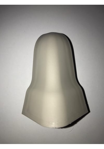 Laminat Parke Süpürgelik Köşe Bağlantı Elemanı 6 CM Beyaz  Renk