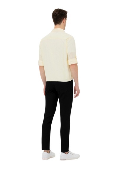 U.S. Polo Assn. Erkek Kanvas / Chino Pantolon Siyah