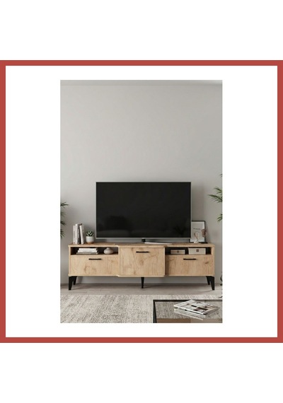 Bezos Mistral Tv Sehpası Suntalam Bej 160x40 Cm Erdotıca