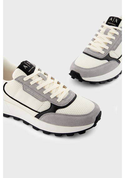 Armani Exchange Erkek Ayakkabı Xm002197 Af17447 Mz442 Beyaz-gri Beyaz-gri