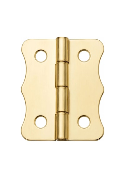 Sarı 100 Adet Papatya Menteşe Düz 30x23 Mm - Dekoratif Çerçeve Fener Kutu Menteşesi 1 Adet