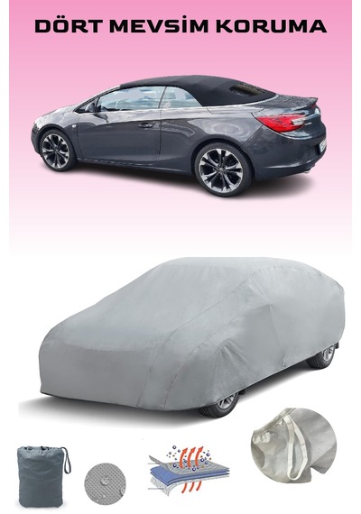 Opel Cascada 2013 - 2021 Araba Brandası Oto Branda Gri