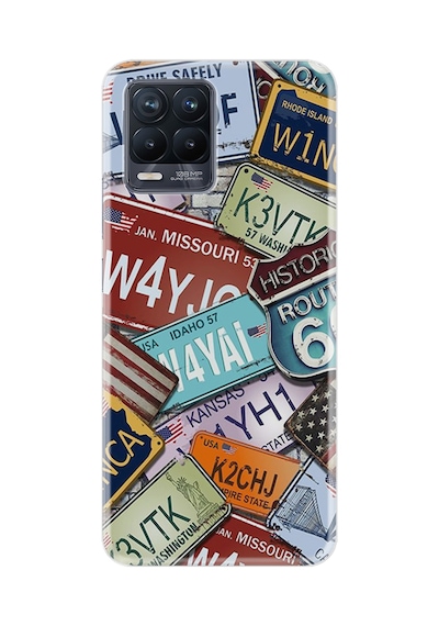 Realme 8 - 8 Pro Kılıf Boutique Baskılı Resimli Plakalar Pcode -054