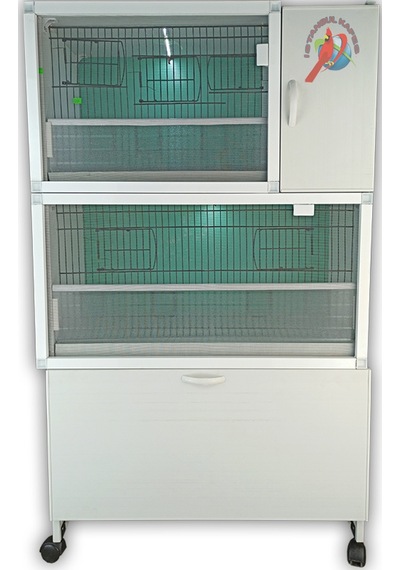İstanbul Kafes Model 2Dys Pvc Kuş Dolabı