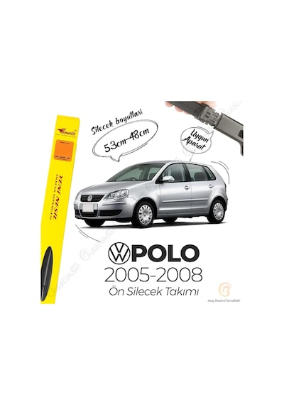 Volkswagen Polo Muz Silecek Takımı 2005-2008 İnwells