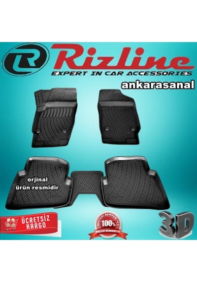 Seat Ibiza 3D Paspas Havuzlu Siyah 2002-2007 Arası 4 Prç N11.20329