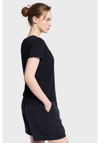 Lescon Kadın Kısa Kollu T-shirt 26y-2127 Siyah