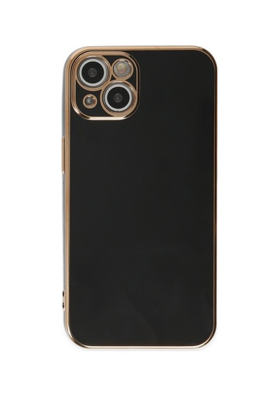 Apple iPhone  Uyumlu- 14 Plus Kılıf Volet Silikon - Siyah