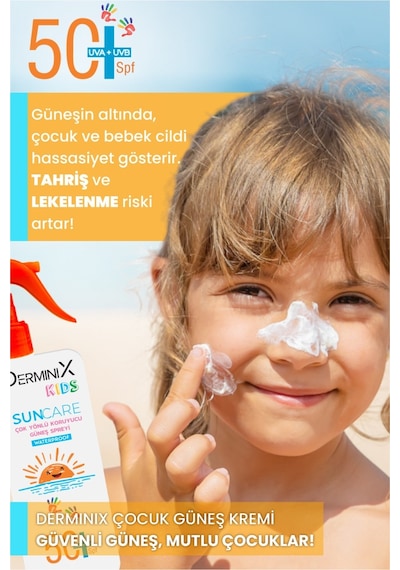 Kids Suya Dayanıklı Çocuk Güneş Kremi Spf50 Uva+uvb 200ml