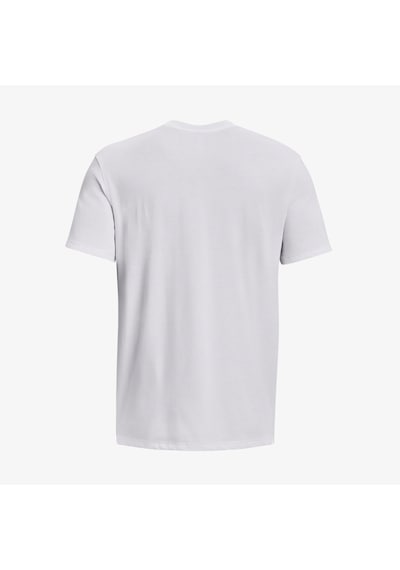 Under Armour Logo Emb Heavyweight Ss Erkek Beyaz T-shirt Düz 1373997 Beyaz