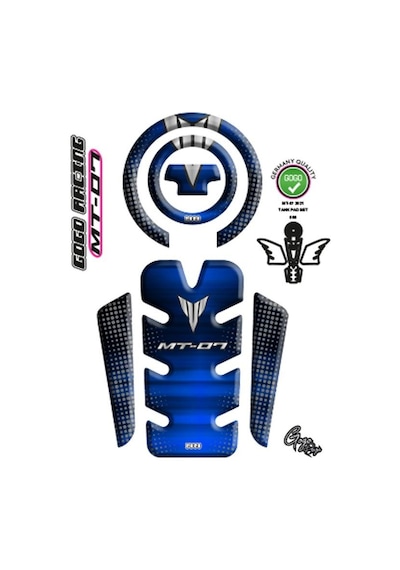 Yamaha Mt07 2021 Tank Pad 006
