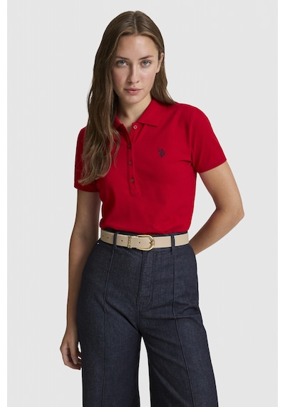 U.S. Polo Assn. U.s. Polo Assn. Kadın Kırmızı Tişört Basic 50321818-vr030 Kirmizi