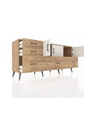 Hyperion Konsol 2 Raflı 5 Çekmeceli 3 Kapaklı 176x44x83 Çam-aytaşı/çam Aytaşı/çam Hyperion Konsol 2 Raflı 5 Çekmeceli 3 Kapaklı 176x44x83 Çam-aytaşı/çam Aytaşı/çam