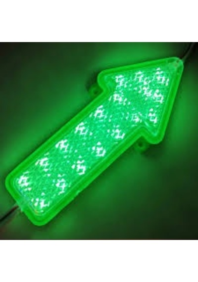 12v 4.2w Yeşil Ok Yön Modül Led 10 Adet