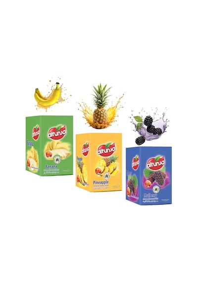 Altunsa Muz Ananas Dut Aromalı Toz İçecek 3'lü 24 x 9 G